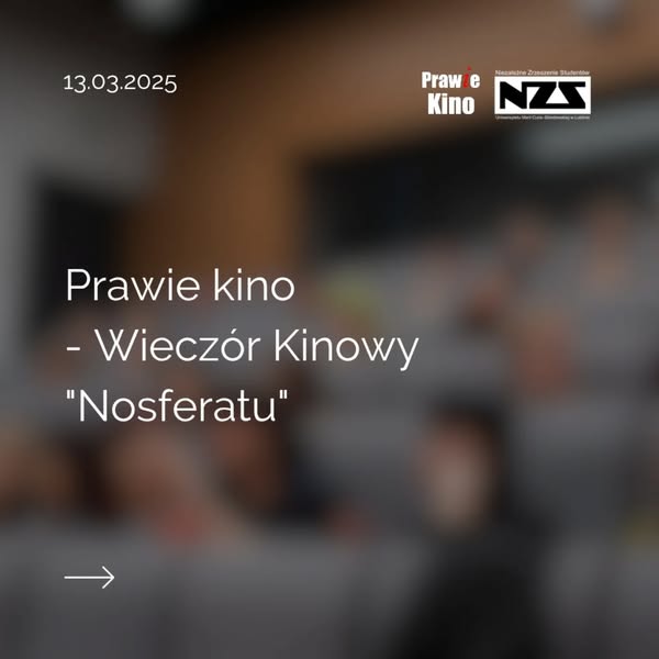 Wieczór kinowy – Nosferatu